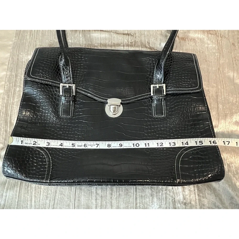 Liz Claiborne croc bag messenger